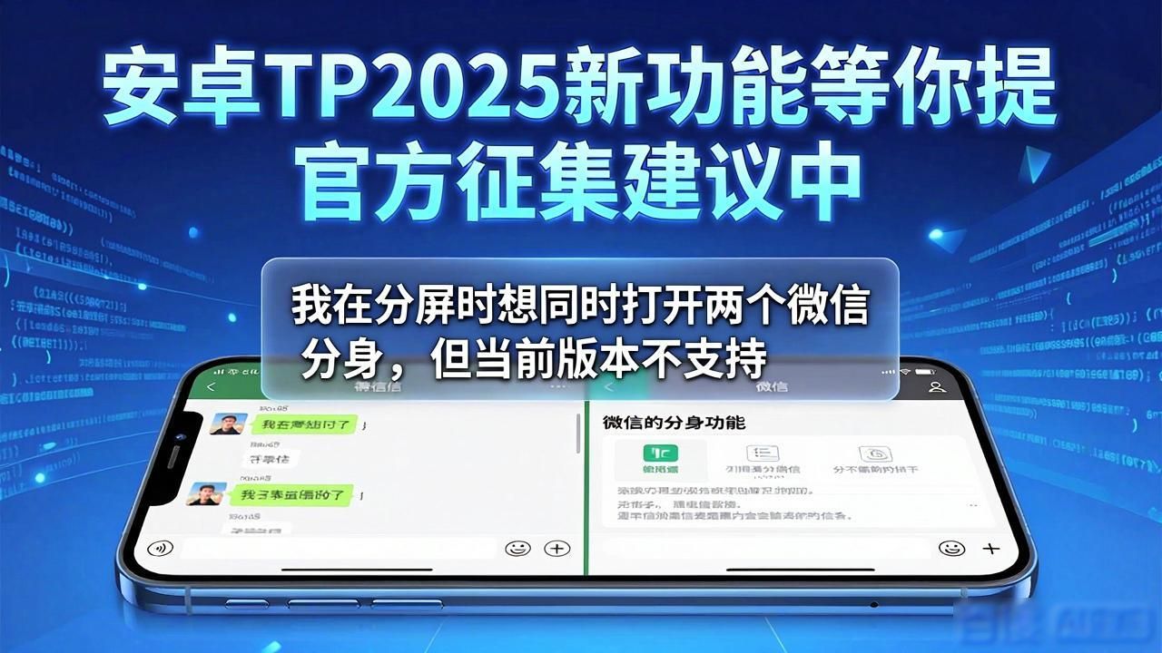 安卓TP2025新功能等你提 官方征集建议中
