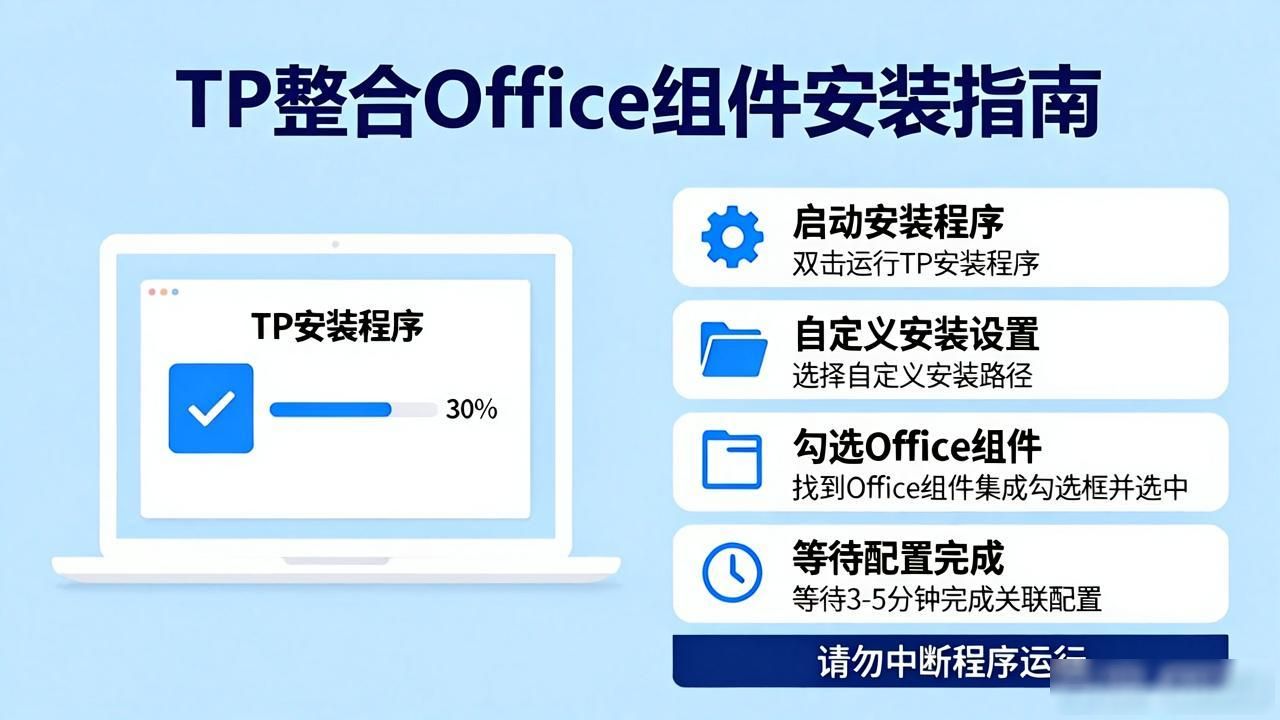 TP官方正版下载后office整合教学_TP软件整合Office组件_Office组件集成TP系统教程