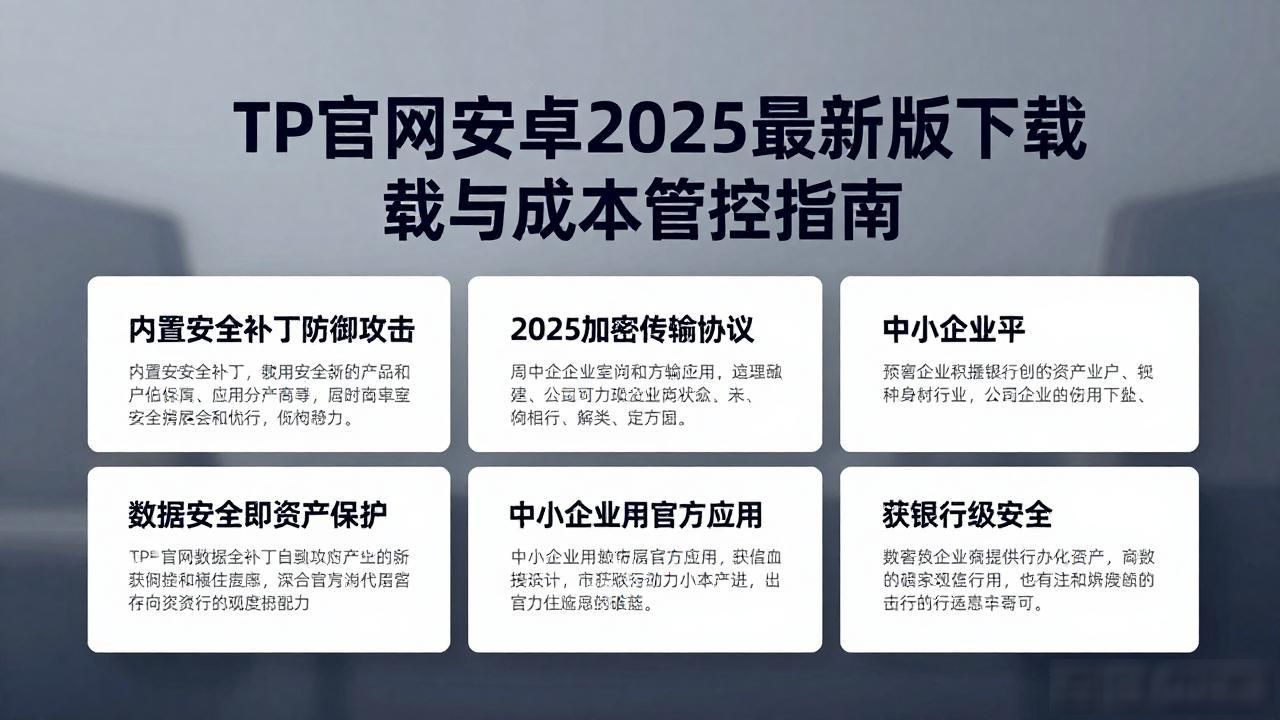 TP官网安卓2025最新版下载与成本管控指南
