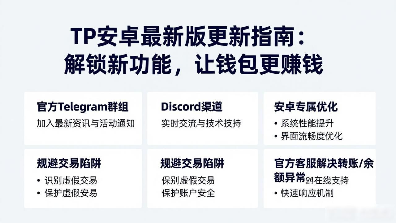 TP安卓最新版更新指南：解锁新功能，让钱包更赚钱