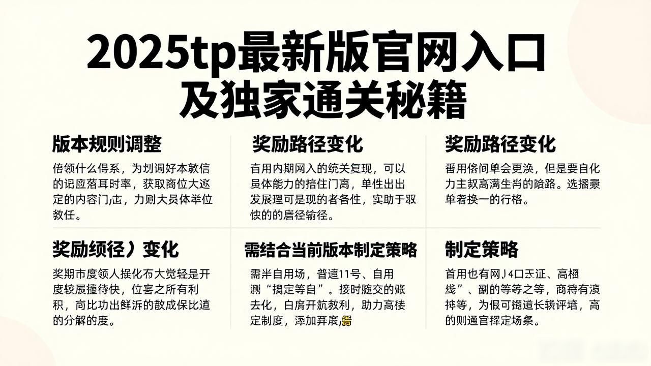 2025tp最新版官网入口及独家通关秘籍
