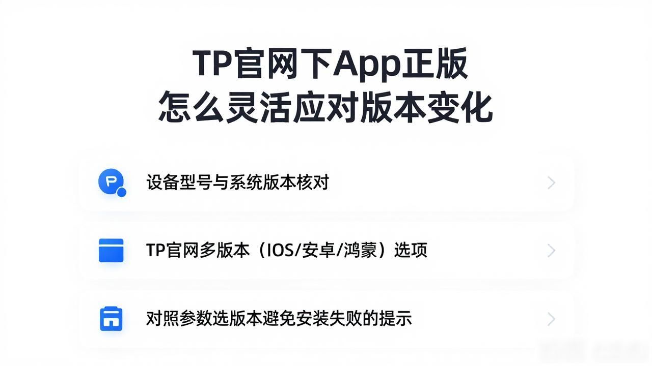 TP官网下App正版 怎么灵活应对版本变化