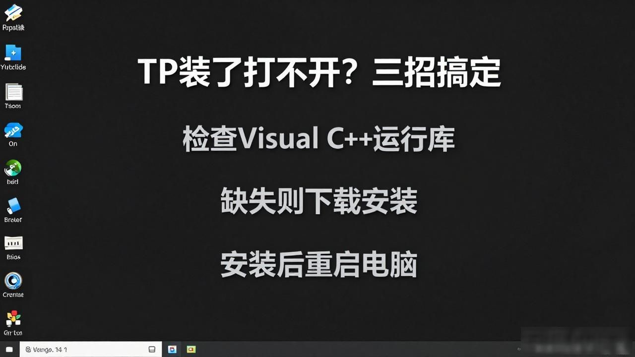 TP装了打不开？三招搞定