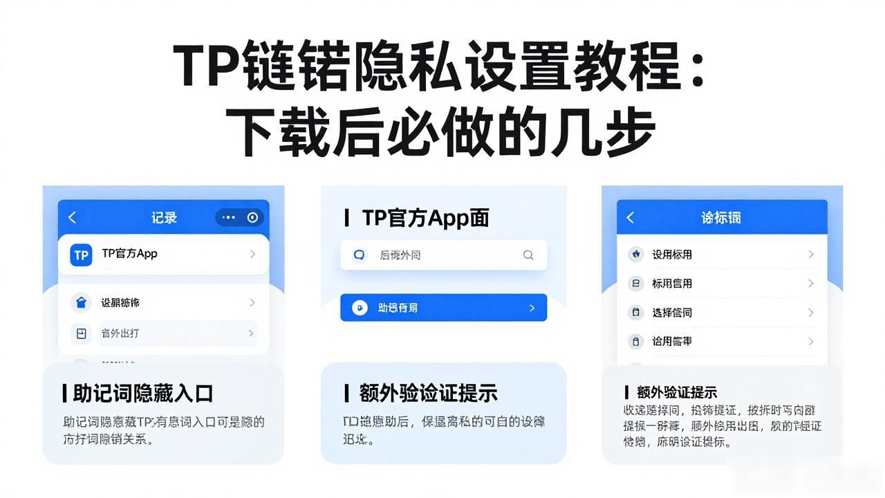 TP钱包隐私设置教程：下载后必做的几步
